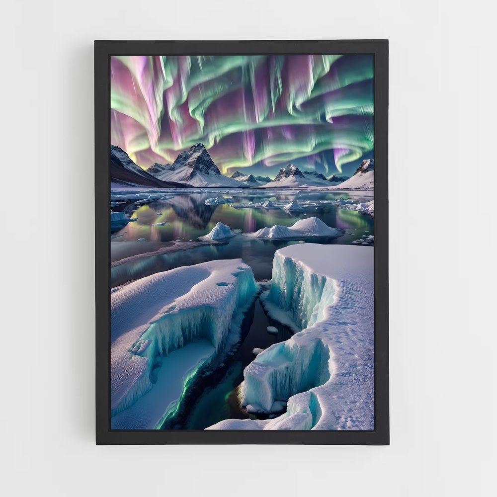 Poster Australis Aurora captivante – affiche Univers (vue 2)